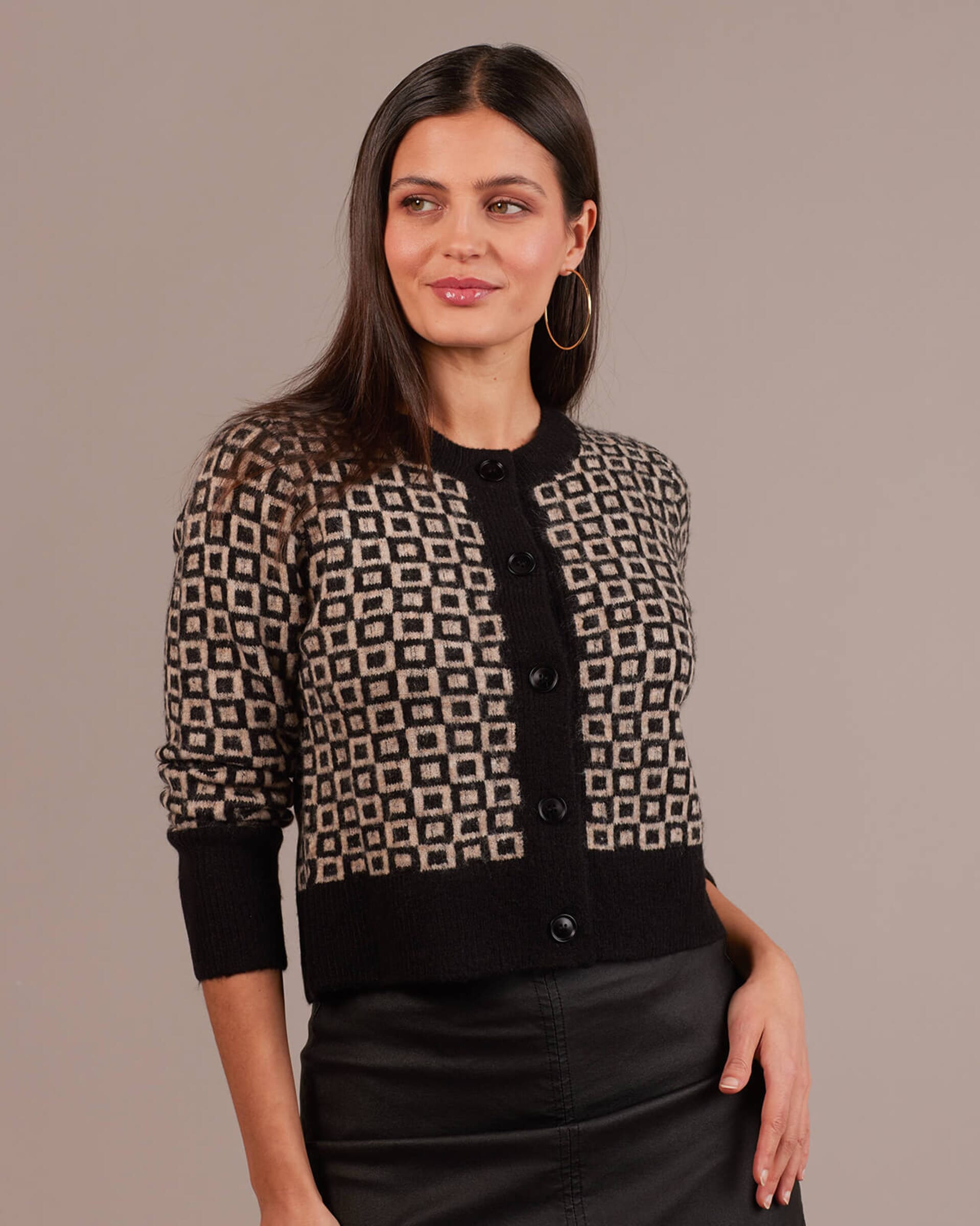Gisselle Cardigan, Black