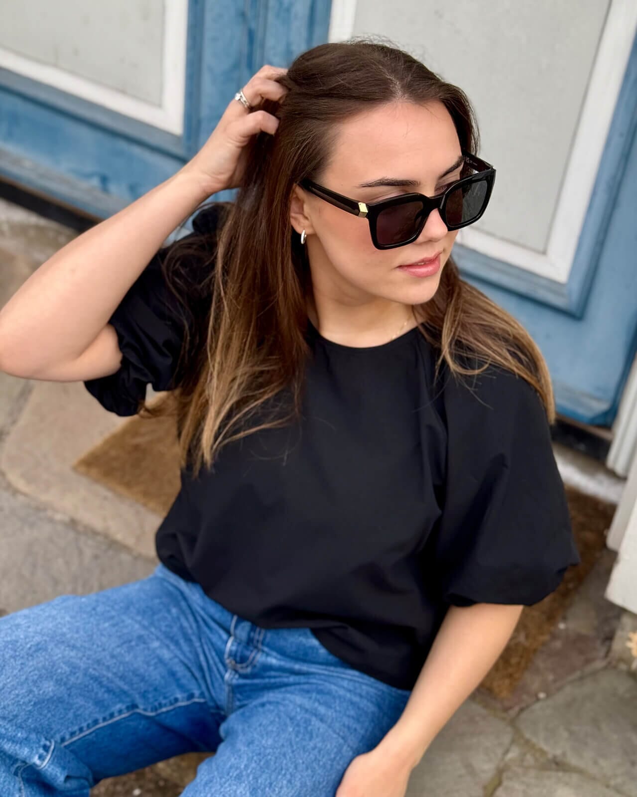 Topp Lanisa Topp Svart S | truncate: '150'}}