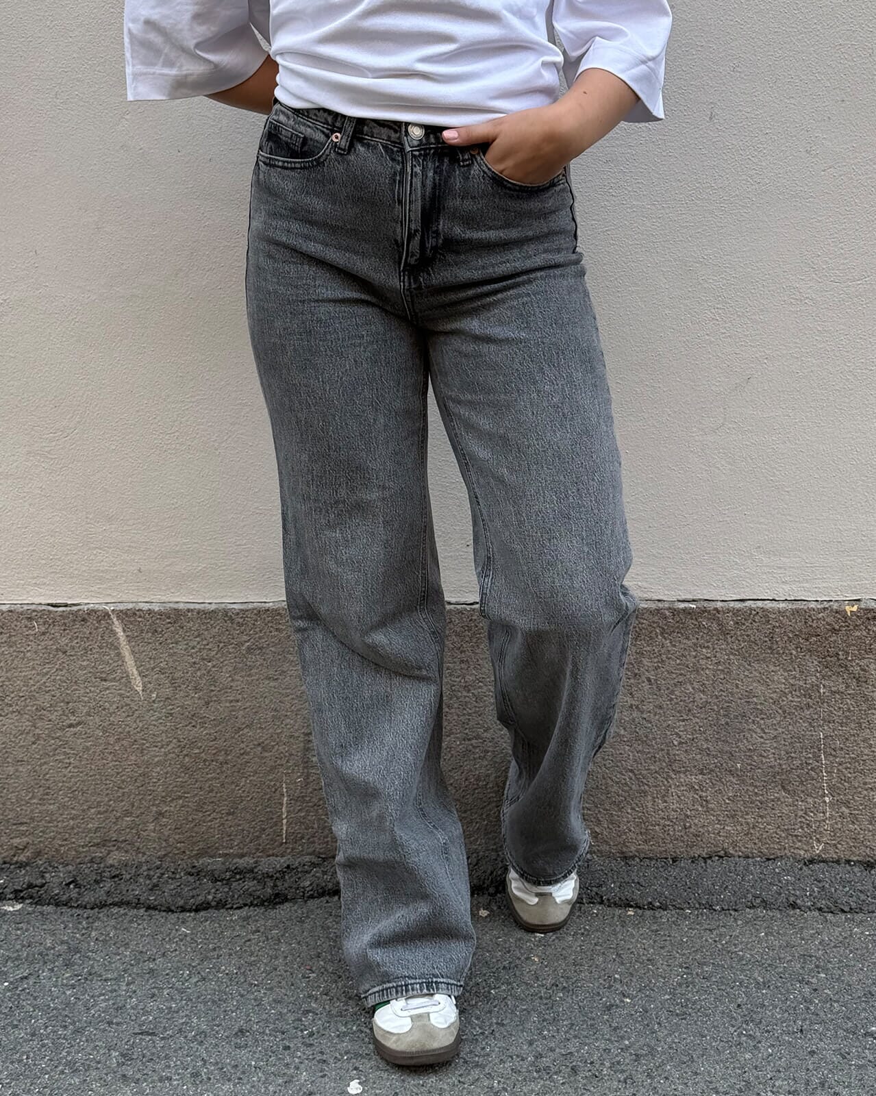 VERO MODA Jeans Tessa Wide, 30/30, VERO MODA Jeans Grå 30/30