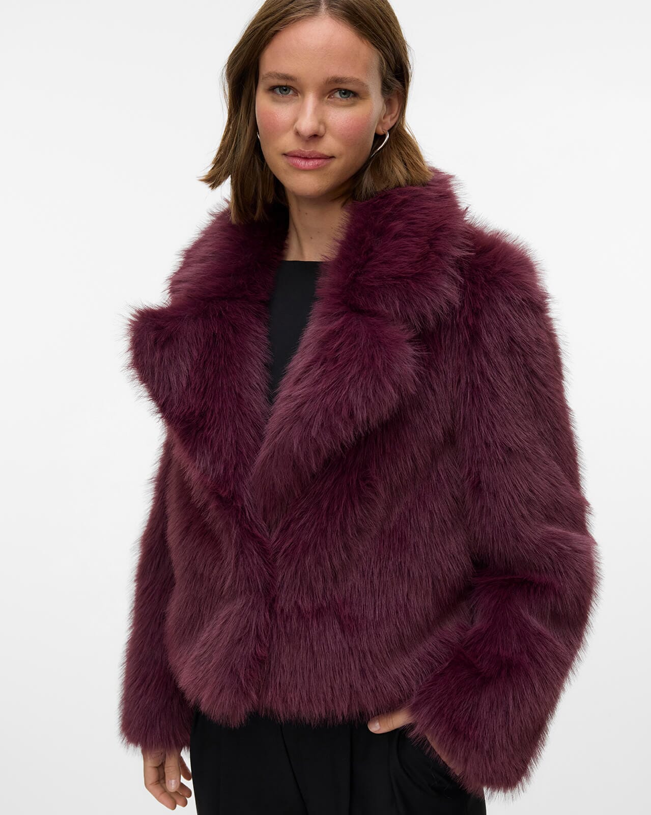 VERO MODA Jakke Nora Faux Fur, XS, VERO MODA Jakke Lilla XS