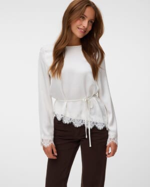 Satengtopp Miro Lace
