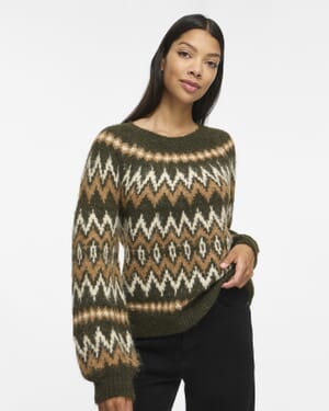 Strikkegenser Bows Jacquard