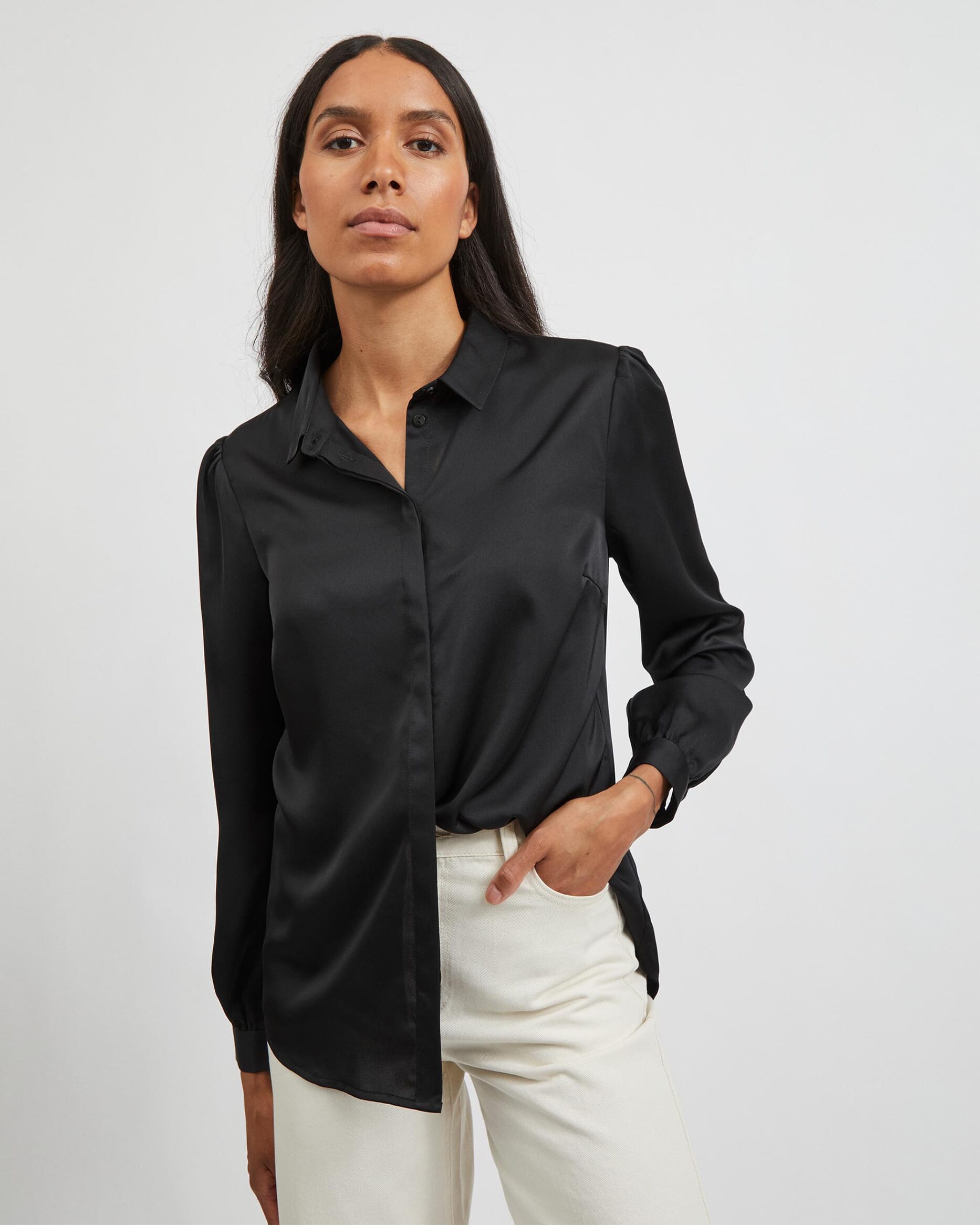 Skjorte Ellette Satin