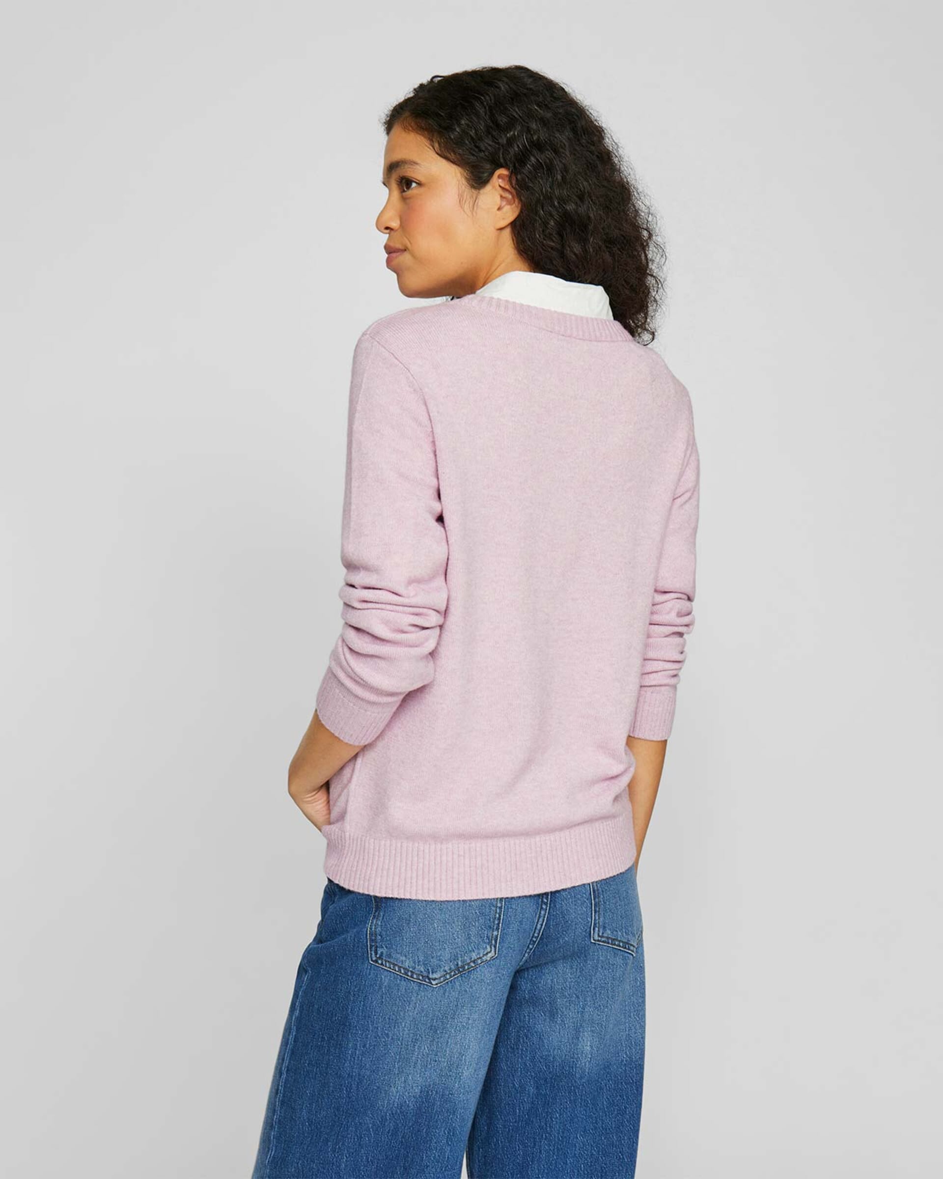 Vila Women's Vimoyano L/S High Neck Knit Pullover, Winsome Orchid, L : Buy Online at Best Price in KSA - Souq is now