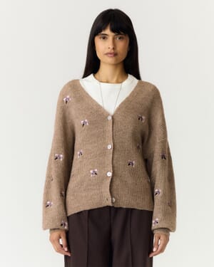 Strikket Cardigan Fleur