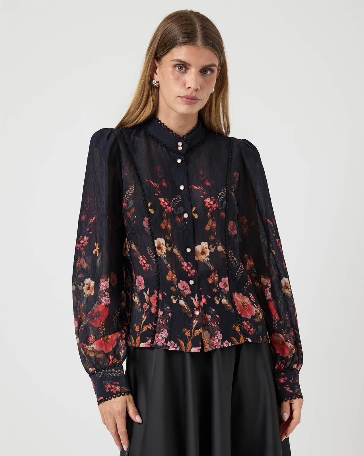 Romantica Ls Shirt Black Romantica