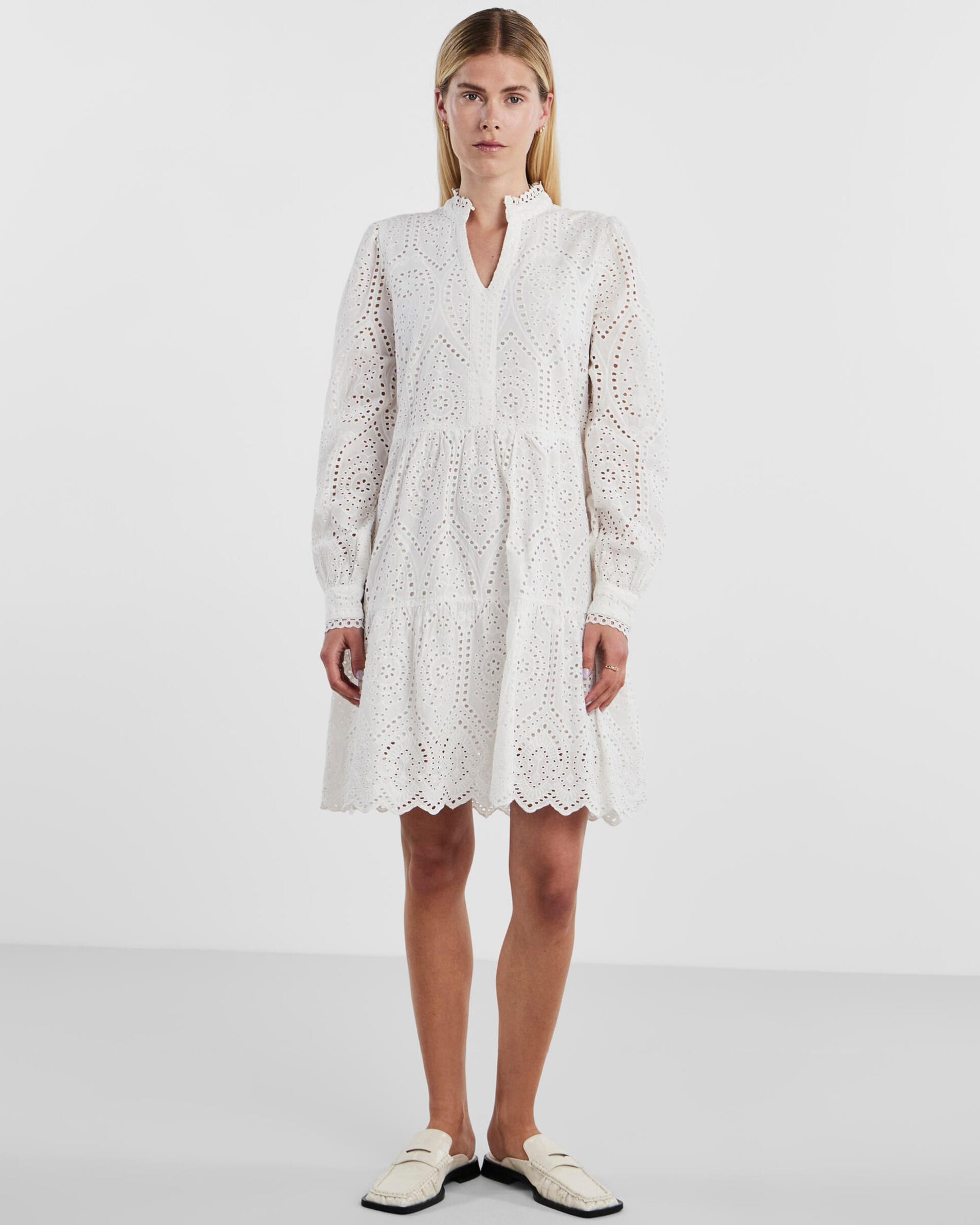 Holi Ls Dress Star White