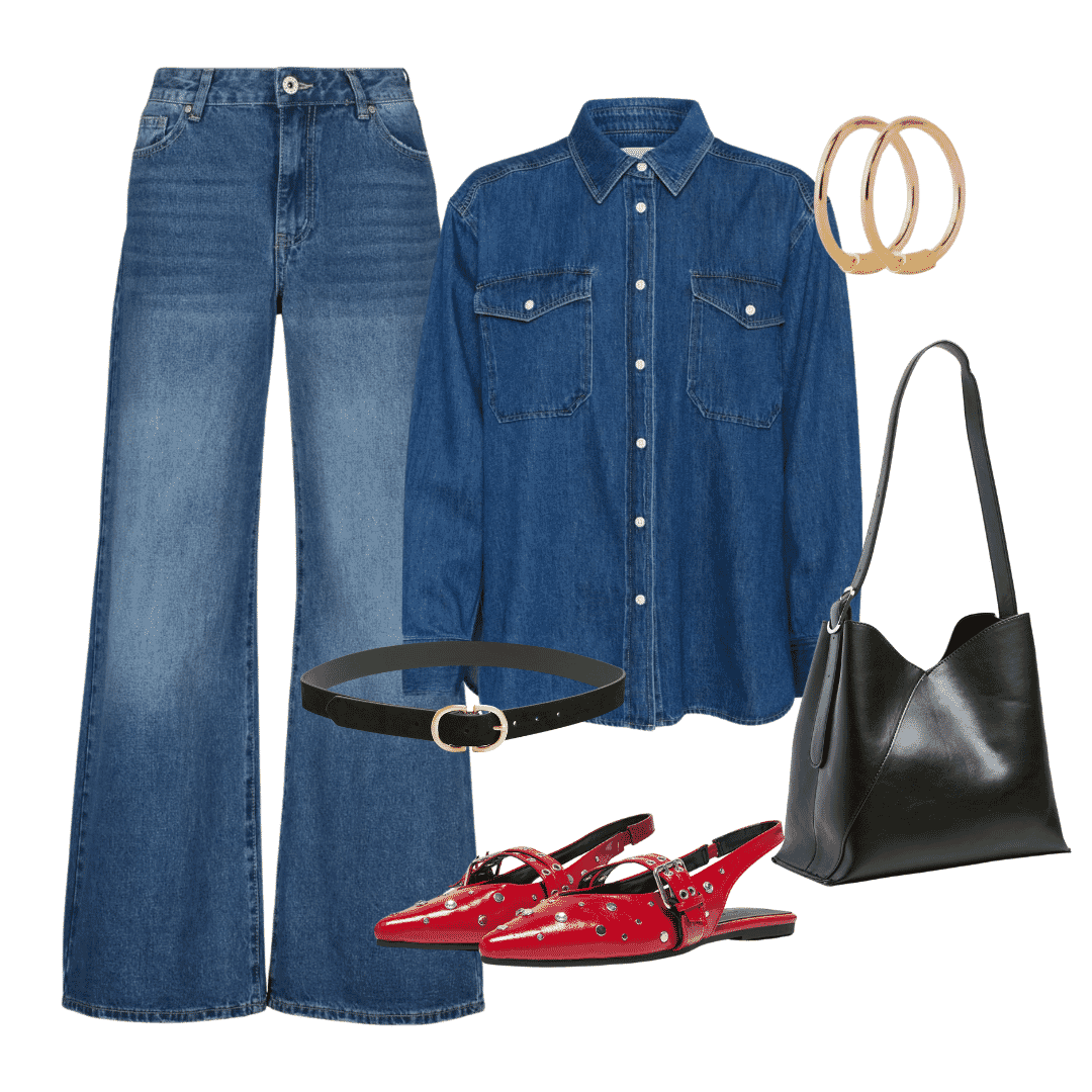 Denim on denim Denim on denim