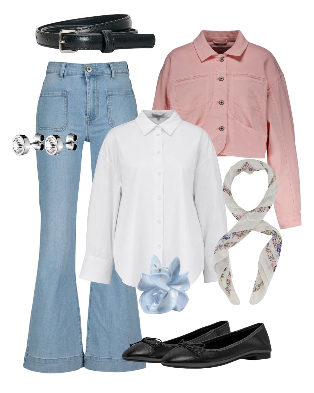 Denim og pastellfarger