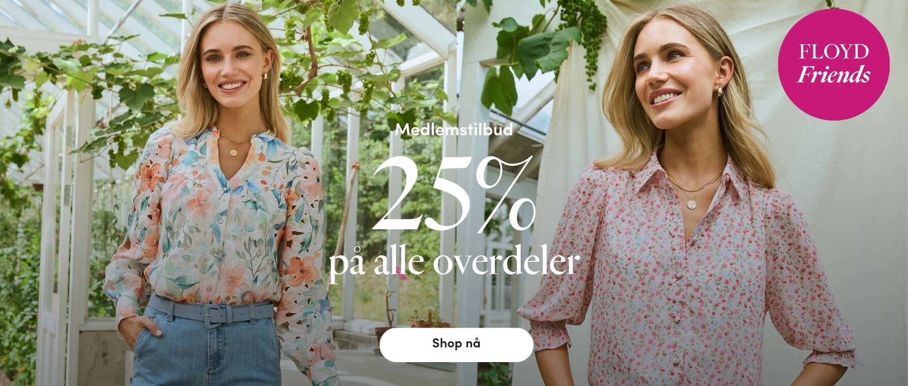 Medlemstilbud: 25% på alle overdeler ved kjøp av 2 eller flere | FLOYD.no