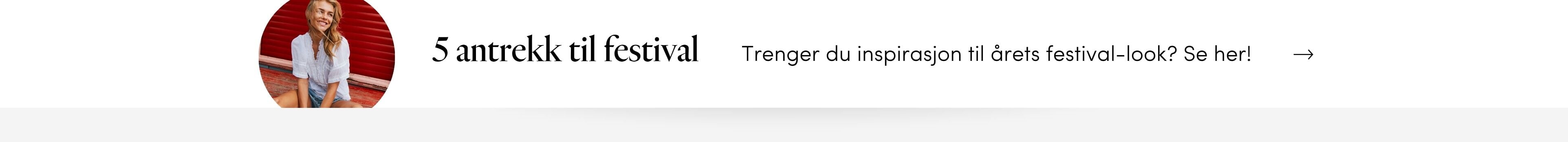 Trenger du inspirasjon til årets festival-look? Her får du tips om fem antrekk til festival i varierte stiler | FLOYD.no