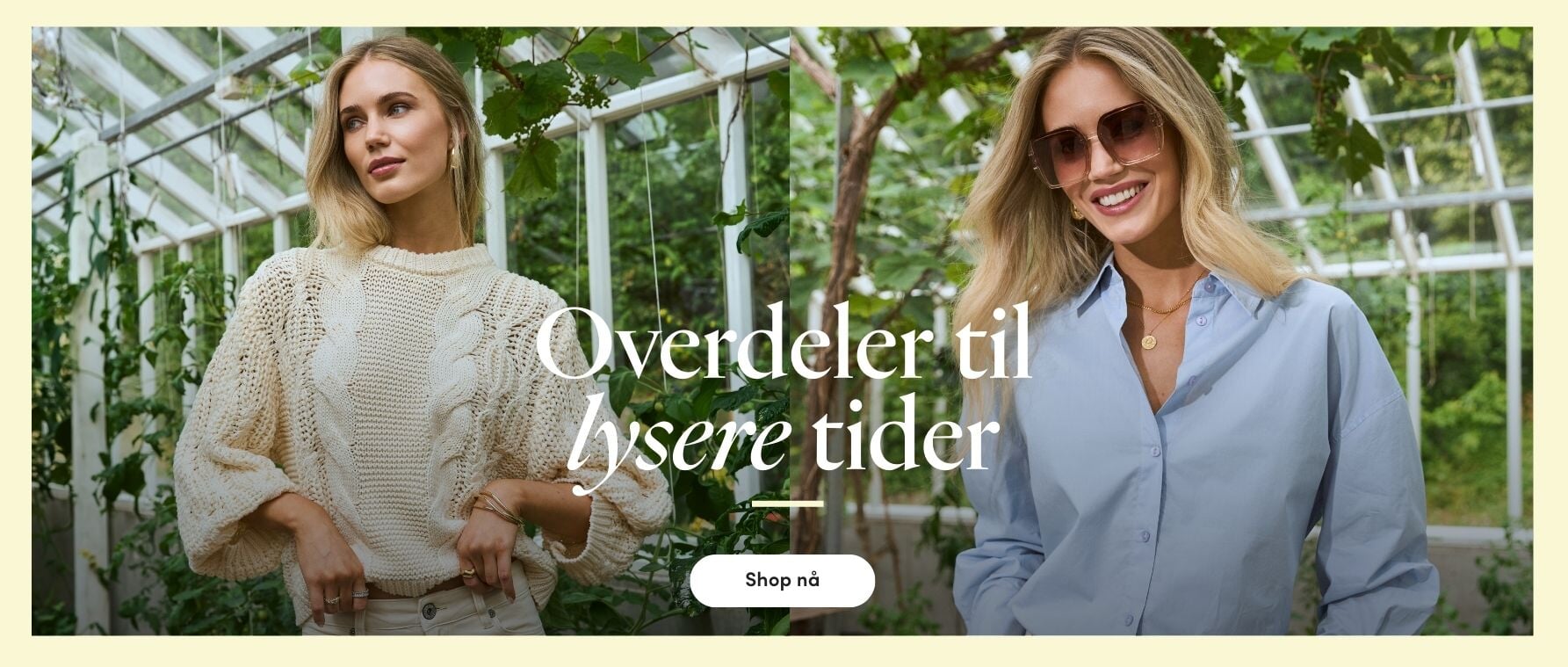 Nå er våren snart her. Se utvalget av overdeler til lysere tider| FLOYD.no