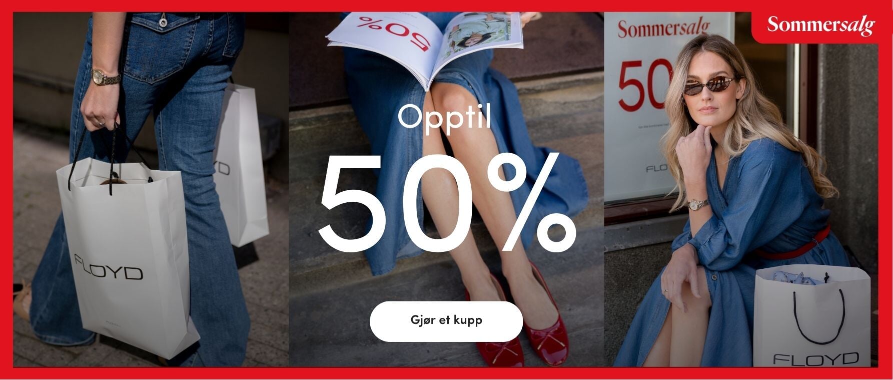 Gjør et kupp på vårt store SOMMERSALG med opptil 50%  | FLOYD.no