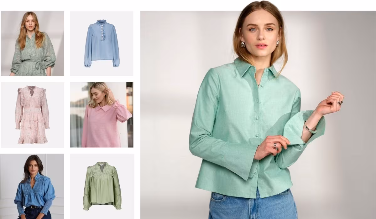 Vårmote: Rosa, grønt og blått setter tonen denne sesongen – fra duse pasteller til klare statement-nyanser.| FLOYD.no