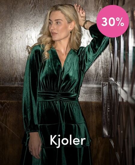 Black Week: 30% på alle kjoler (ikke nyheter) Black Week: 30% på alle kjoler (ikke nyheter) | FLOYD.no