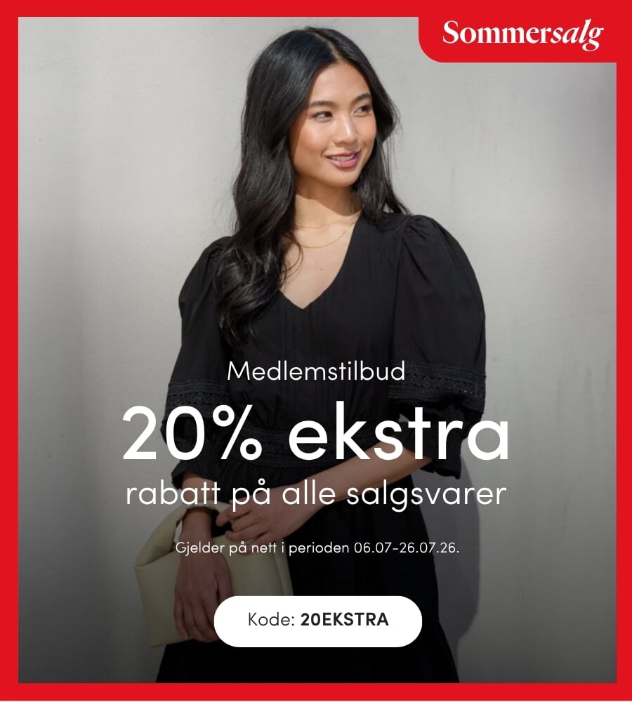 Medlemstilbud 20% ekstra på salget Gjør et kupp på vårt store SOMMERSALG med opptil 50% | FLOYD.no