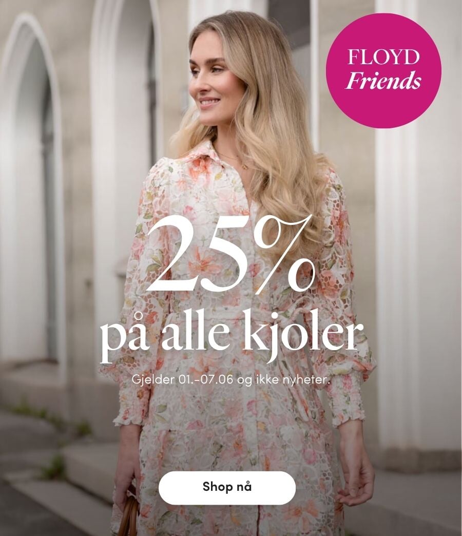Medlemstilbud: 25% på alle kjoler (ikke nyheter) | FLOYD.no