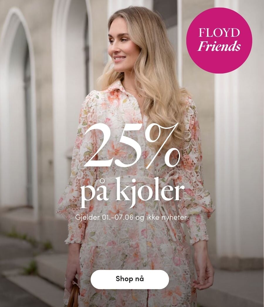 Medlemstilbud: 25% på kjoler (ikke nyheter) | FLOYD.no