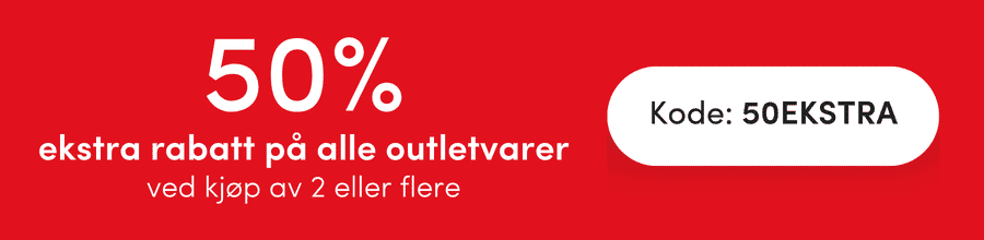 Gjør et kupp: 50% ekstra rabatt på alle outletvarer ved kjøp av 2 eller flere | FLOYD.no