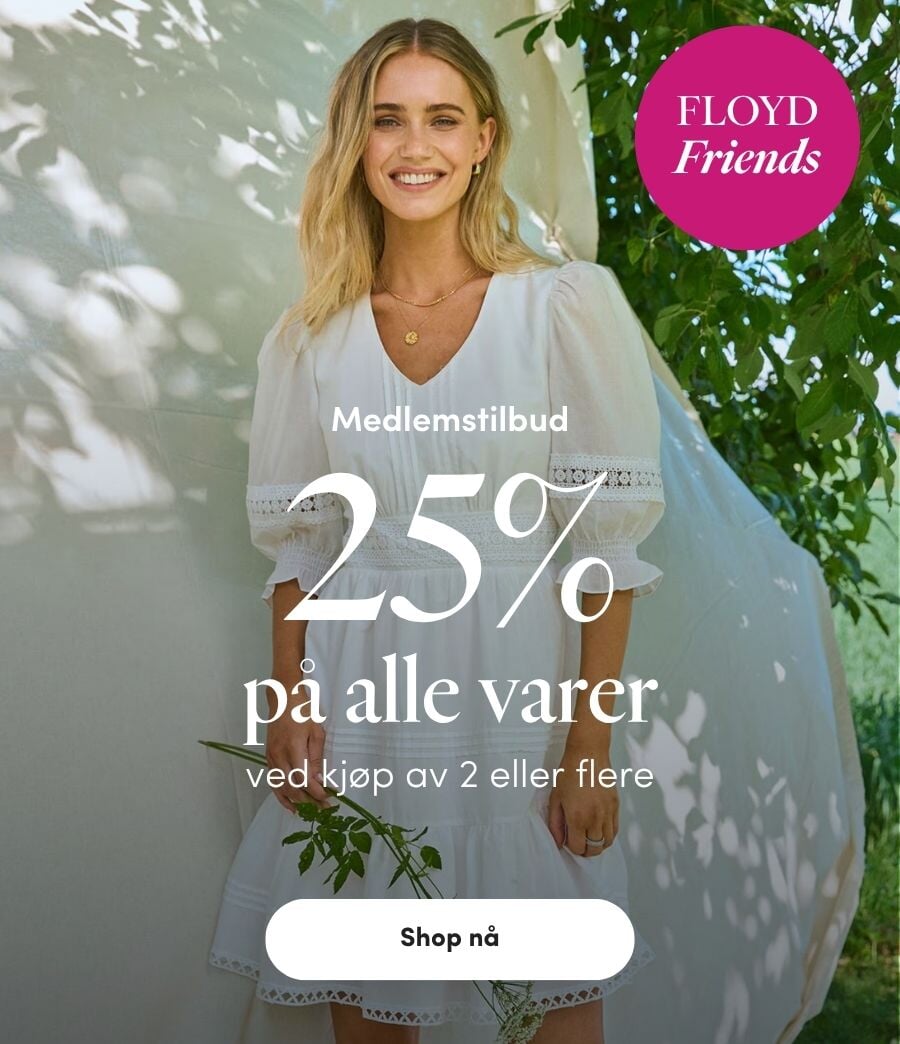 Medlemstilbud: 25% på alle varer ved kjøp av 2 eller flere varer | FLOYD.no