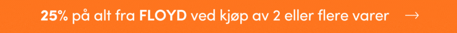 25% rabatt på alle ordinære varer fra FLOYD ved kjøp av 2 eller flere varer Halloween: 25% rabatt på alle ordinære varer fra FLOYD ved kjøp av 2 eller flere varer | FLOYD.no