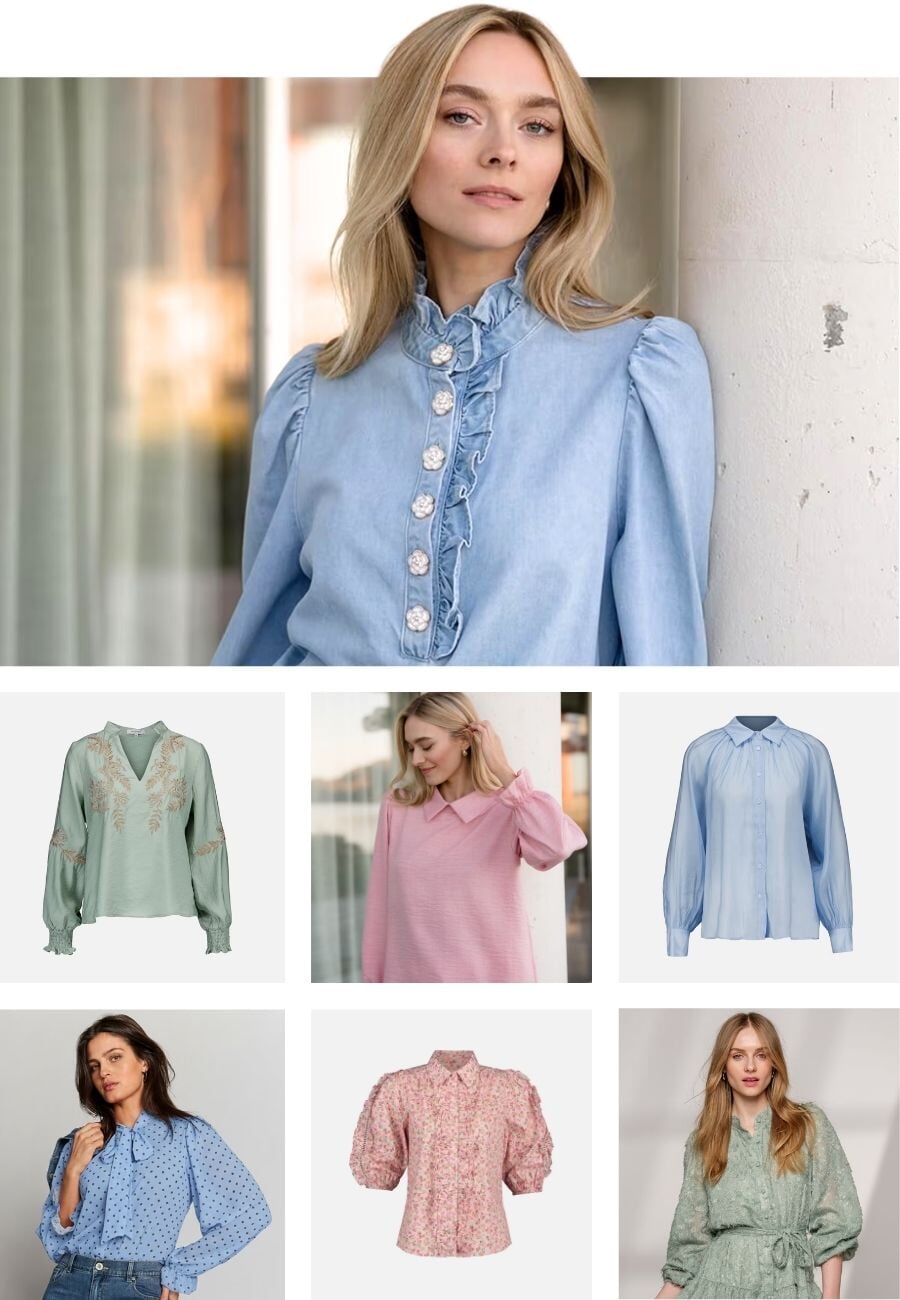 Trend: Vårmote i rosa, grønt og blått Vårmote: Rosa, grønt og blått setter tonen denne sesongen – fra duse pasteller til klare statement-nyanser.| FLOYD.no